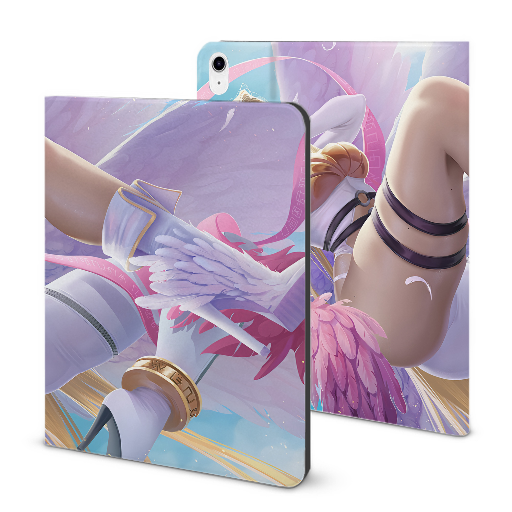 （画像用） Digimon デジタルモンスター/デジモン IPad ケース ブック型 PUレザー TPU 耐衝撃 軽量 薄型 ペン収納なし 全面保護 IPad 各モデル対応